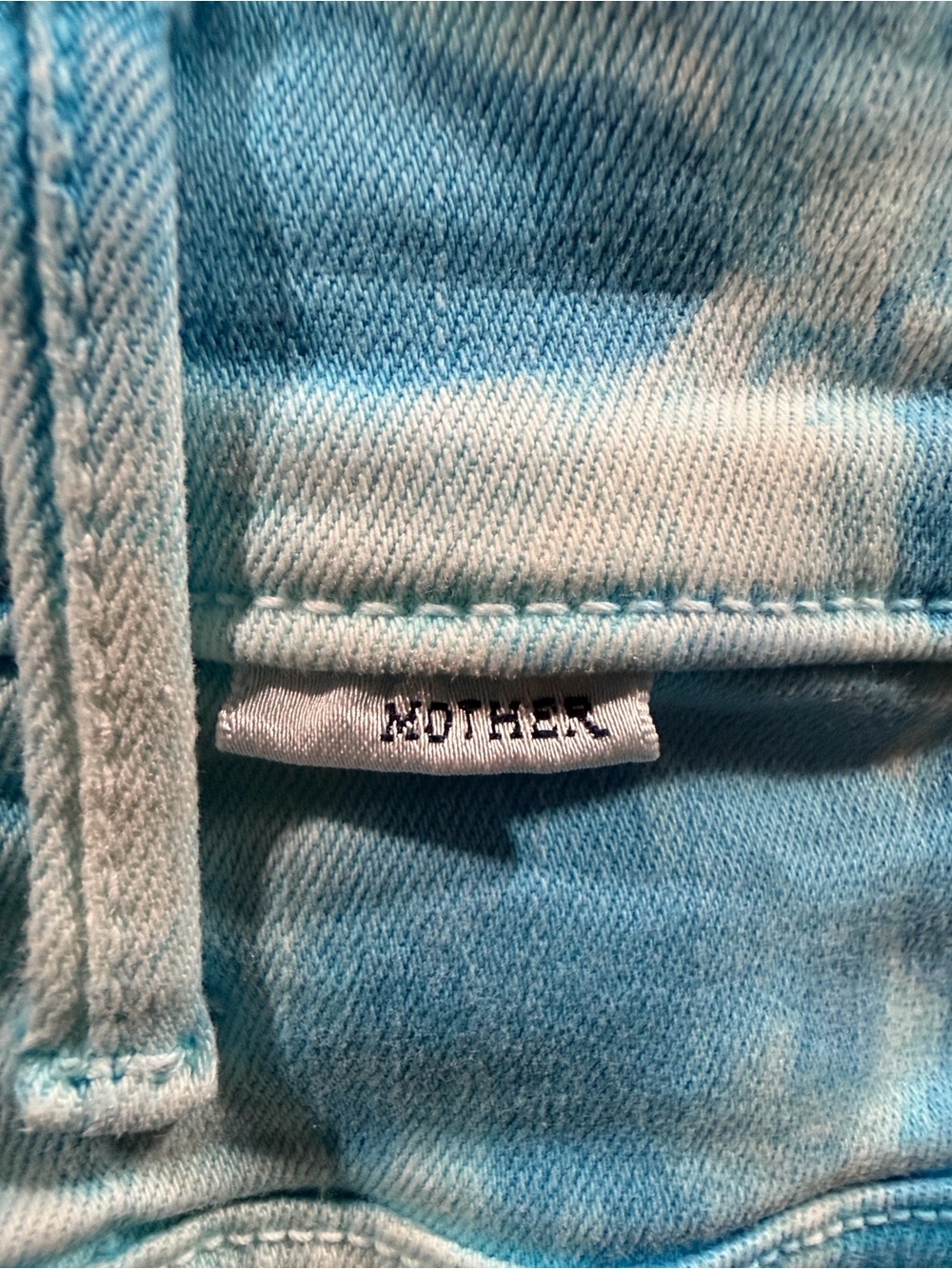 MOTHER The Hustler Ankle Fray Custom Tie Dye Jeans 29 - Picture 7 of 8
